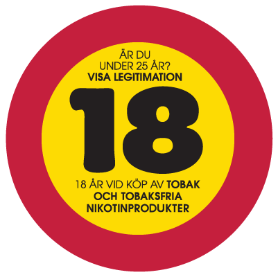 Du behöver vara över 18 år för att köpa denna produkt.